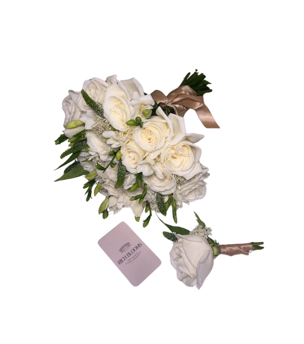 Bridal Bouquet + Boutonnière
