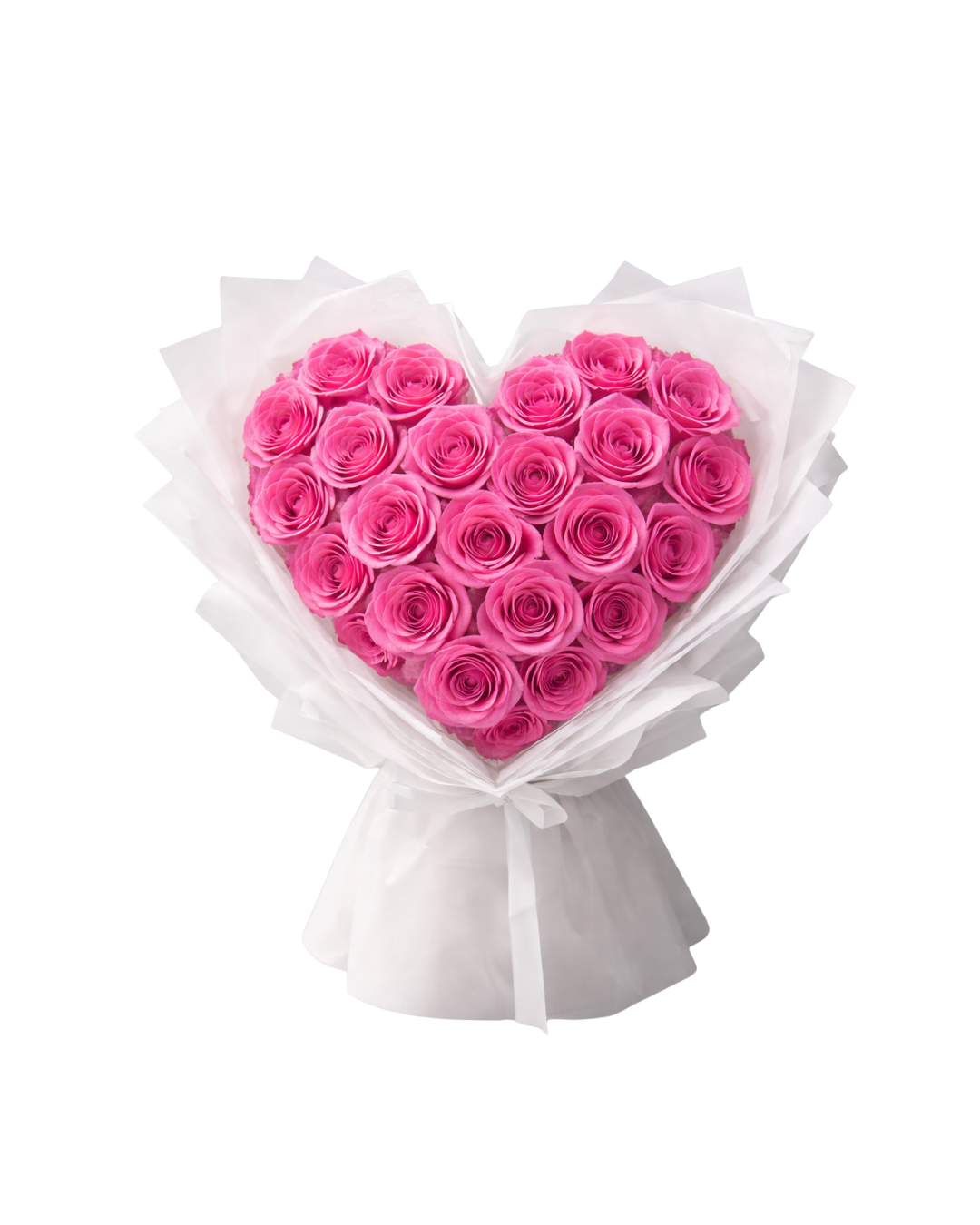 24 Rose Heart Shaped Bouquet